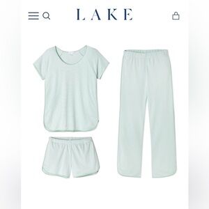 Lake Women's Light Green Pajama Set